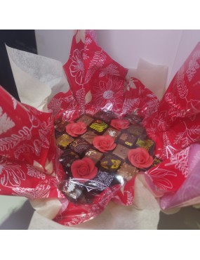 Bouquet chocolats et pâtes...