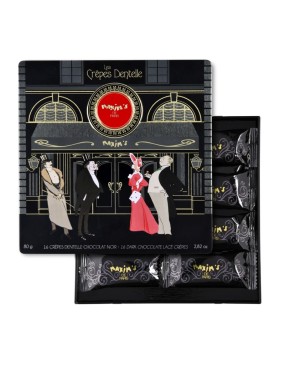 Coffret 16 Crêpes Dentelle - Chocolat Noir