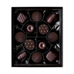 Assortiment exclusif - 12 chocolats noirs